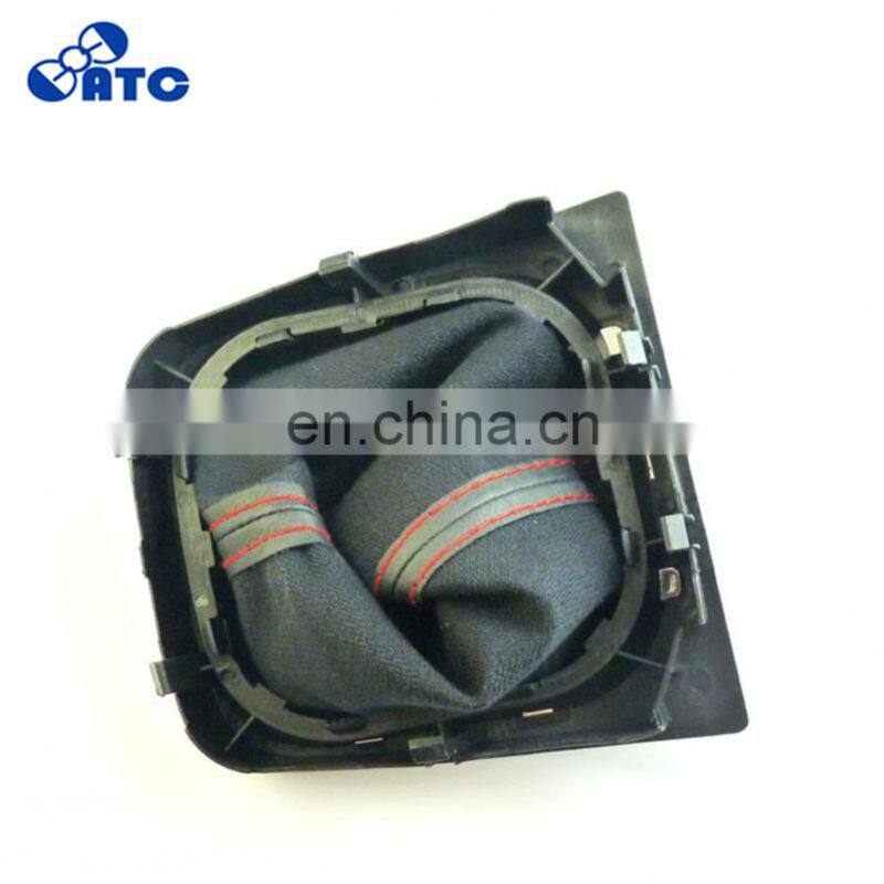 high quality 5-Speed Manual Leather Gear Shift Knob Red Stitch For VW GOLF MK6 Jetta OEM 1KD711113A