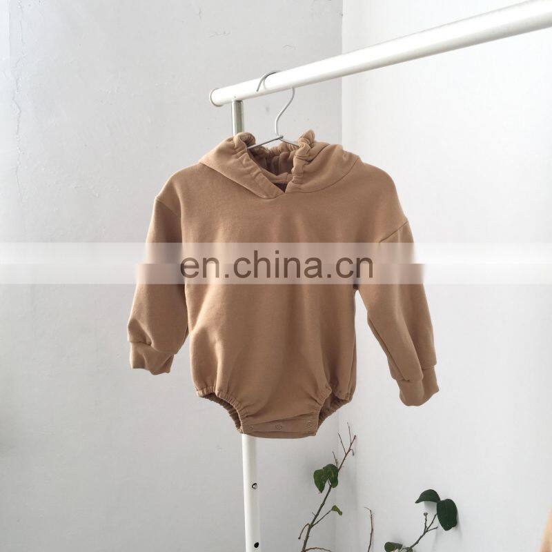 Infants & Toddler Fashion Cotton Clothes Fleece Fabric Baby Girls Boys Hopdie Romper