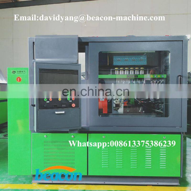 The hot sale CR825 common rail diesel fuel injection pump test bench with HEUI ,EUI EUP CAMBOX and injector coding function