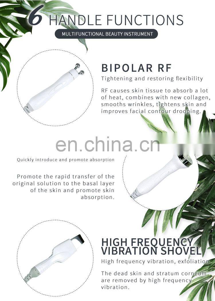 Hydrogen and Oxygen Bubbles remove blackheads skin water hydro dermabrasion hydrogen machine facial device