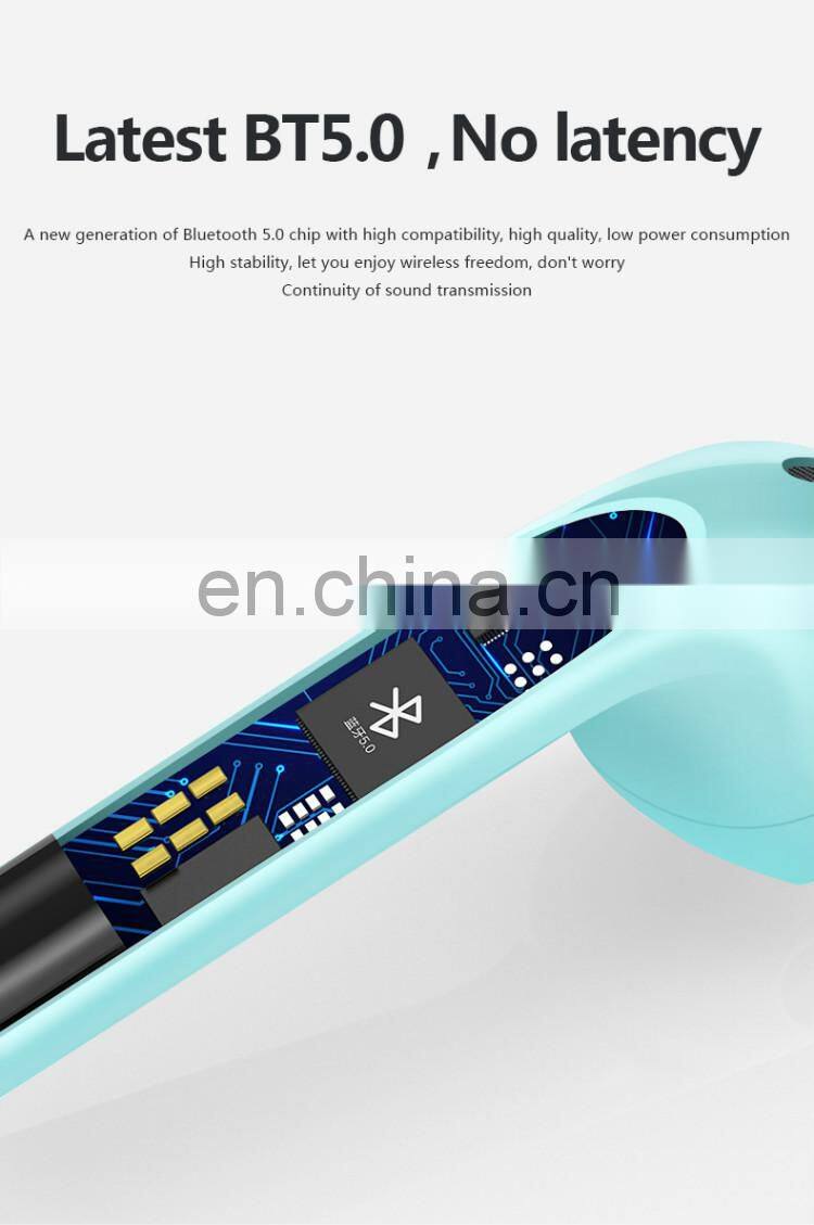 i17 TWS BT 5.0 Sports Stereo Earbuds Wireless Blue tooth Sensor Touch Headphones i17 Earphones