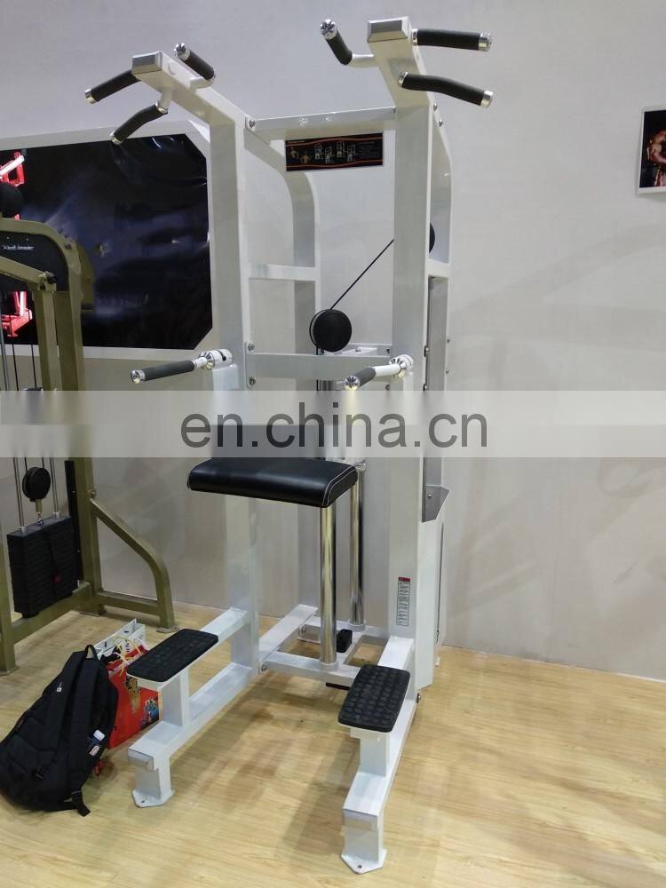 Double Functional Assistant Chin & Dip Machine Gym Equipment SF08