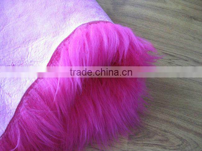 soft sheepskin baby rug