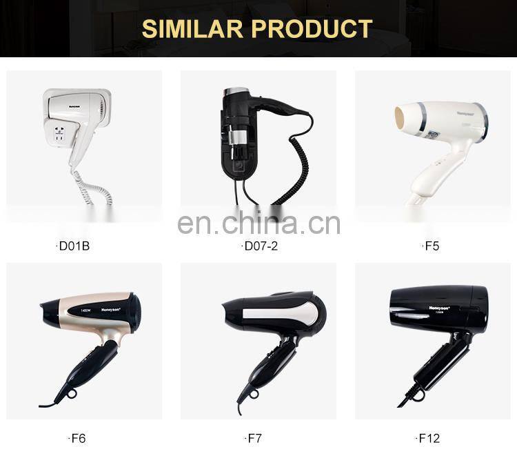 Honeyson hot air cold air hotel 3 speed hair dryer