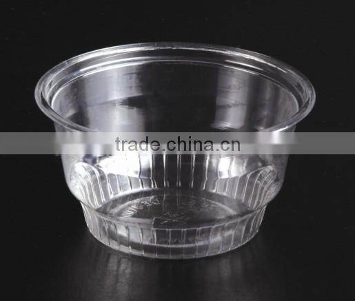 High quanlity clear ice cream cup 10oz/300ml supplied by Dongsu with matching dome or flat lids since 1968