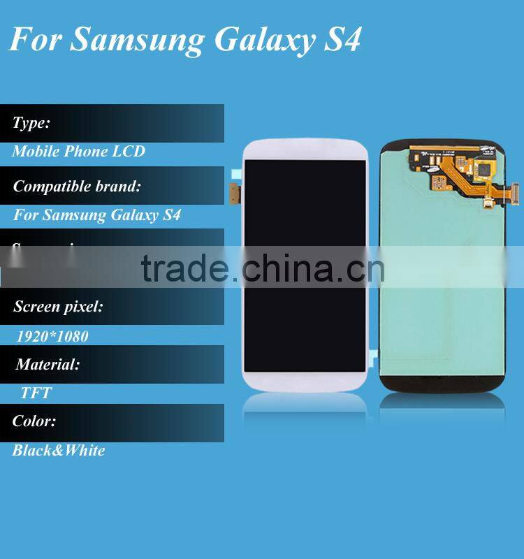 Wholesale !!! OEM factory 100% original lcd for samsung s4 i9500/i9505 /i337 lcd screen assembly