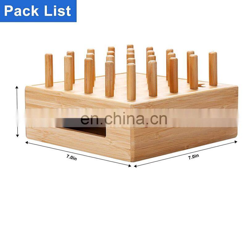 Bamboo 3 in 1 Wrap Dispenser with Cutter and Labels, Plastic Wrap, Aluminum Foil and Wax Paper Dispenser for Kitchen Drawer,