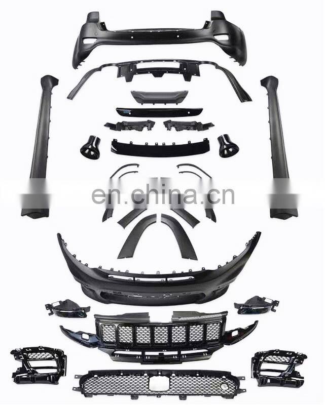 17+ SRT8 Body Kits for Jeep Grand Cherokee 4x4 Accessories Maiker Manufacturer Bumper Grille Fender Flares