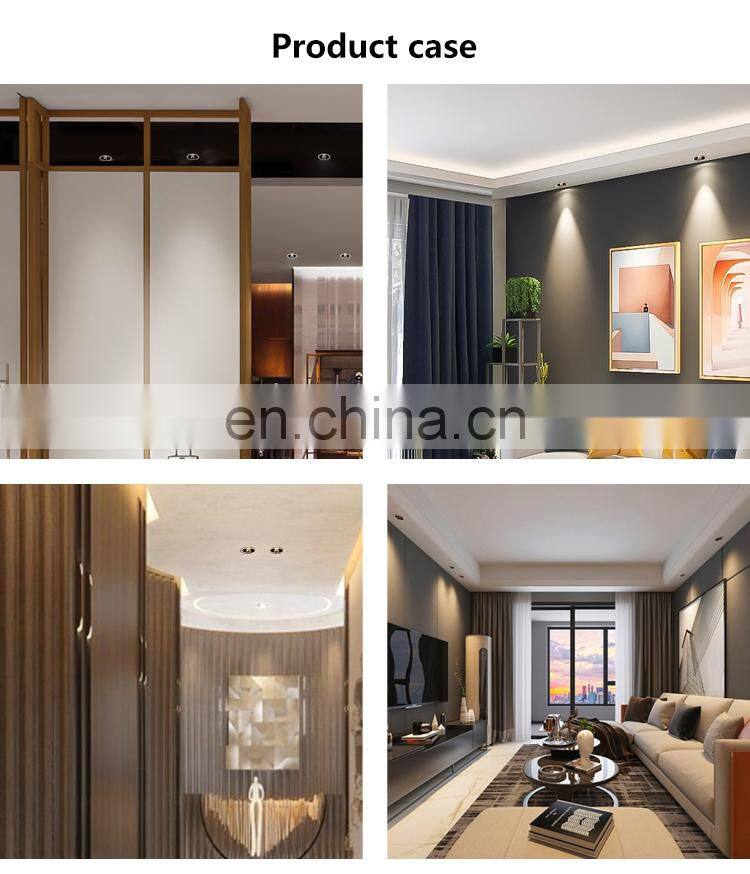 ALLWAY High Quality Indoor Ceiling Lighting 5w 7w 12w 20w Recessed 3 Color Cob Spotlight Led Spot Lamp