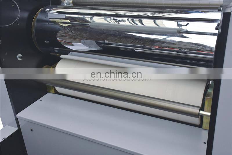 YFML540A Semi automatic roll to sheet laminadora laminating machine, paper bag tag medicine box thermal laminator