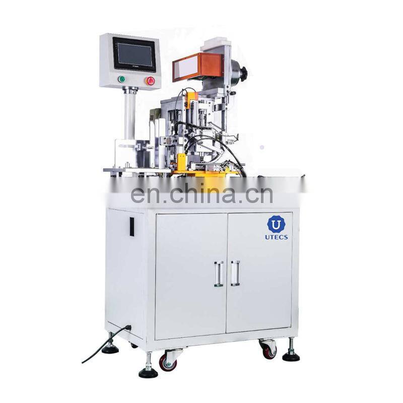 UT150E Automatic Eyelet Hangtag Punching Machine, Rivet Pressing Ojete Etiqueta Tag Perforadora