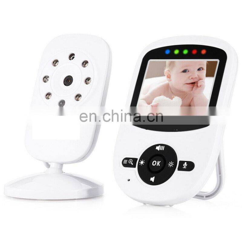 Wireless LCD Audio Video Baby Monitor SM24 Radio Nanny Music Intercom IR Portable Baby Camera Baby Walkie Talkie Babysitter