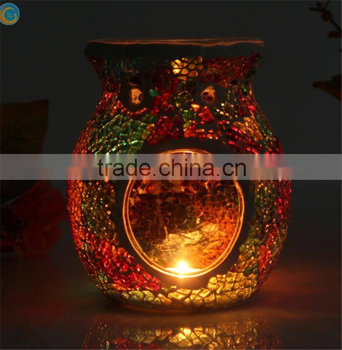 unique waste oil burner Type mosaic glass