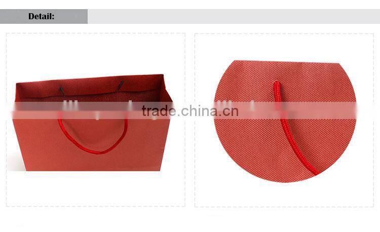 burgundy elegant color special paper gift bag/shopping bag