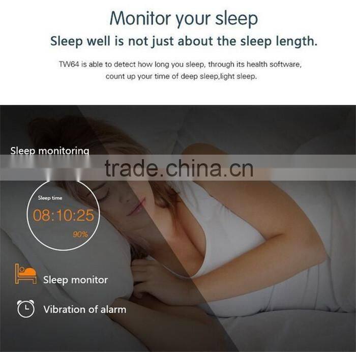 2015 Hot Selling Product Waterproof Smart Bluetooth Bracelet Multifunctional Smart Bracelet TW64