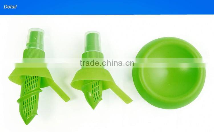eco-friend plastic fresh friut juice citrus spsry/lemon squeeze sprayer mist for extractor set