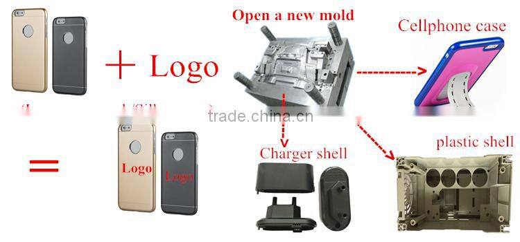 2016 Handphone case for iphone 6s plus ,5.5 inch perfectly fit dual layer aluminum + tpu case for iphone 6s plus