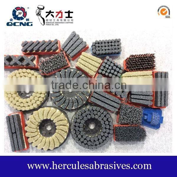 L140 diamond fickert abrasive brush for granite antique polishing