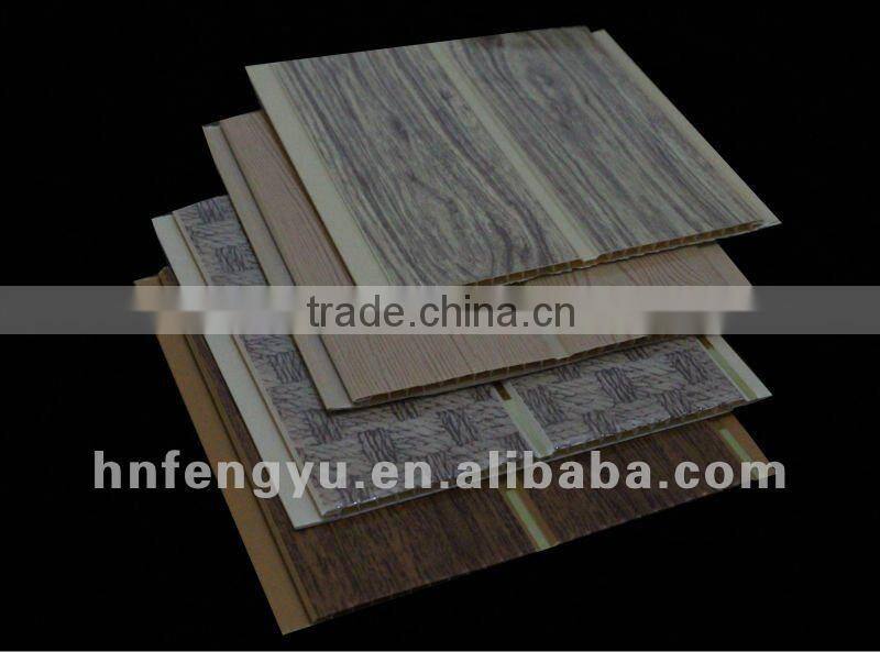30cm high quality wave panels laminated pvc panel Interior Decorative PVC Ceiling Panel