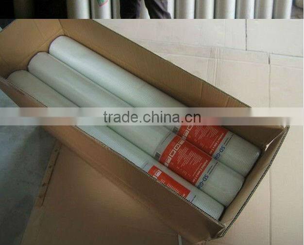 Exterior wall insulation fiber glass net