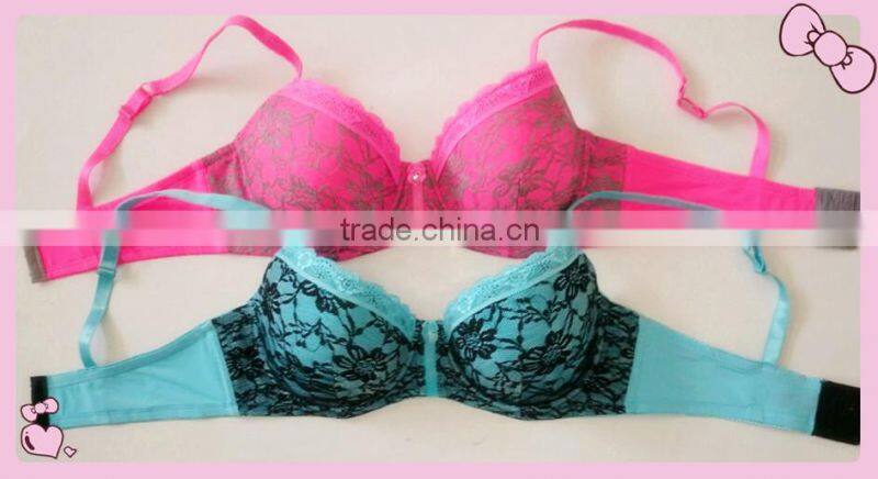Plus Size Lace Bra Set
