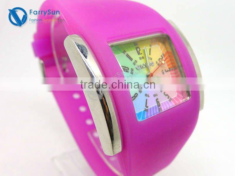 2012 quartz analog rainbow watch