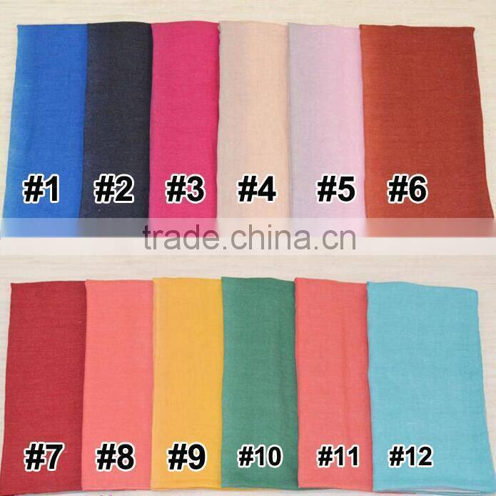 Wholesale Oversized Two-tone Viscose Muslim Arab Head Scarf