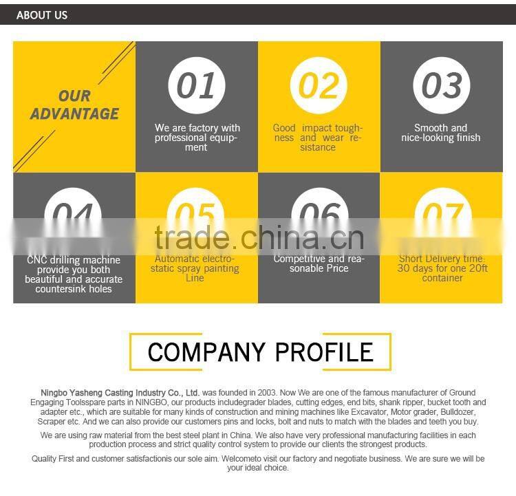 ripper shank for motor grader