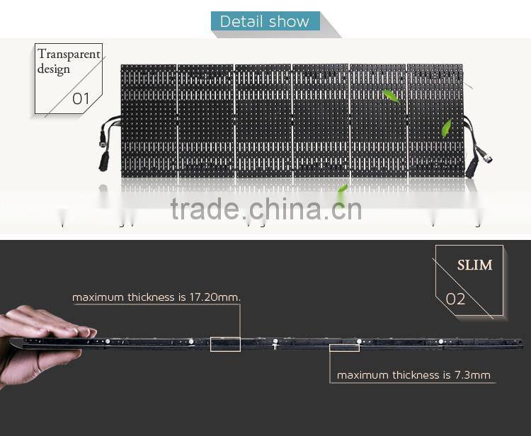 Most popularly New invention product P12.5 SMD flexible indoor full color led display screen soft led curtain