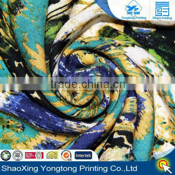 2014 china fashion style print viscose rayon fabric