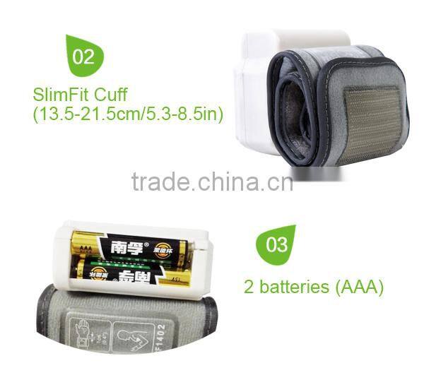 Complete documents for wrist blood pressure monitor