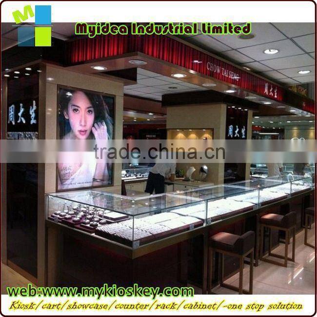 High quality jewelry display showcase/jewelry shop counter/jewelry shop furniture