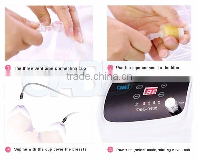 Sunmas Electrode hot breast sucking and massage breast enlargement breast massager machine