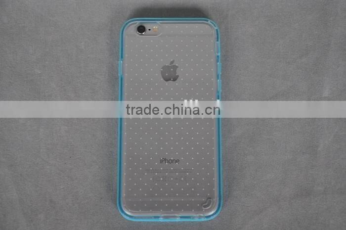 Factory price hight quality pattern case soft TPU+hard PC case for iphone 6 4.7 inch