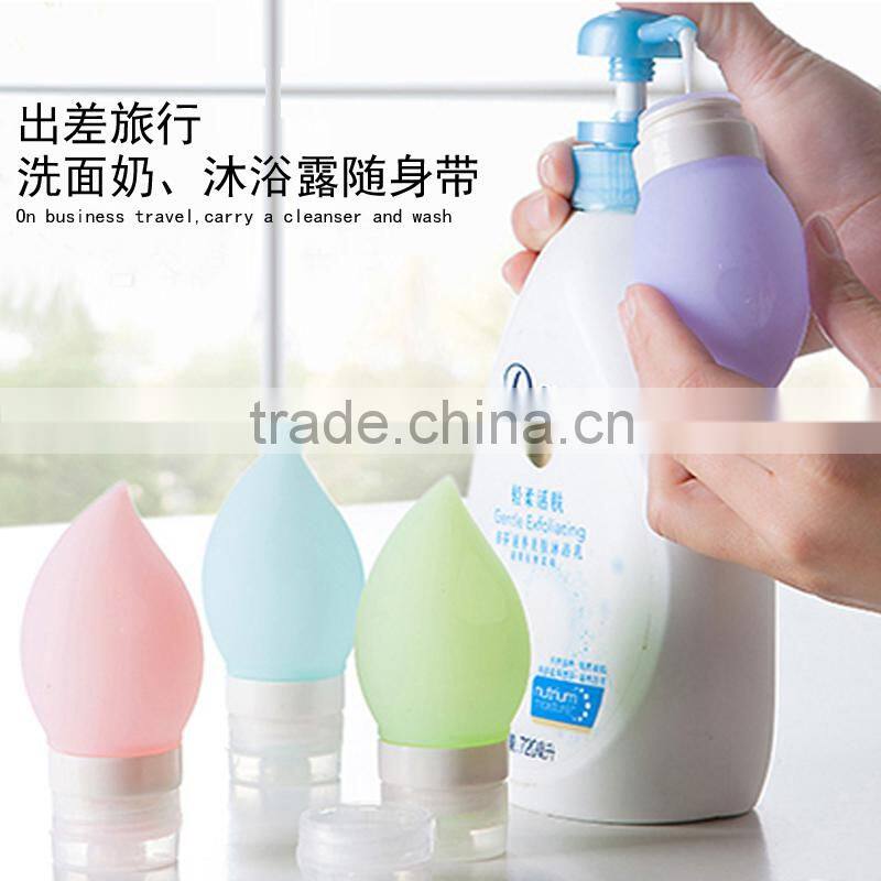 Mini fashion silicone bottle tube package,Beautiful and portable silicone bottle tube