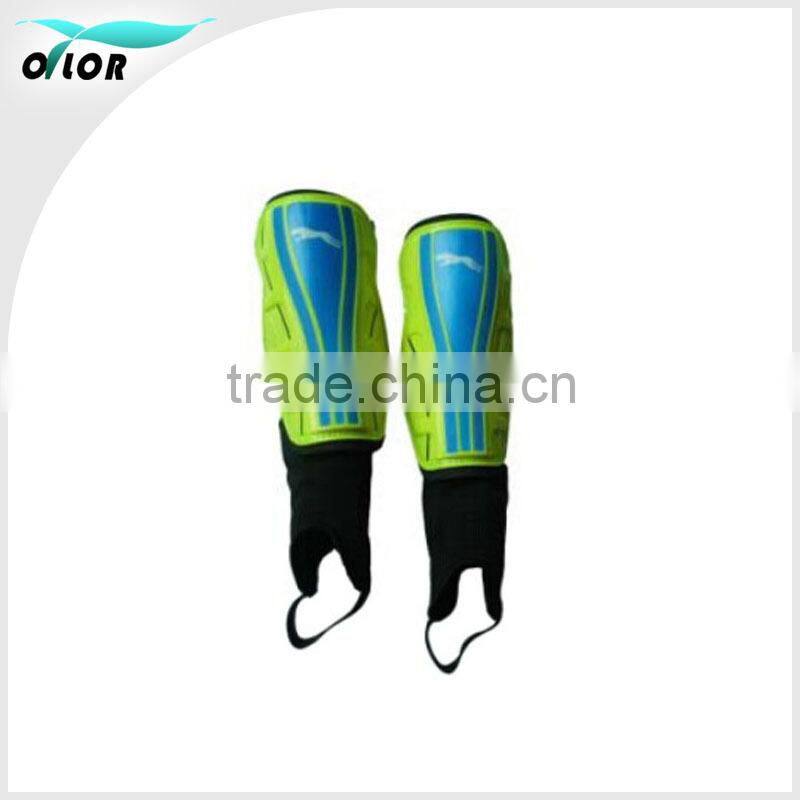 Elastic custom football shin guard with elastic strap