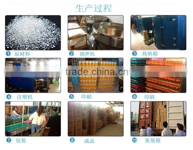 PP Food Grade Round shape Storage Container Set BPA Free Polka dot food container lunch box set of 4