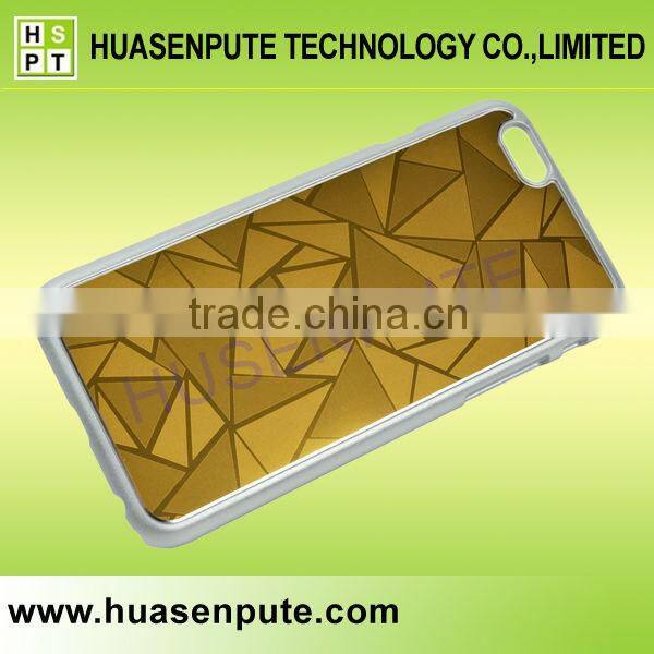 For Apple Iphone6 Triangular Pattern Plastic Phone Case Shockproof Back Cover
