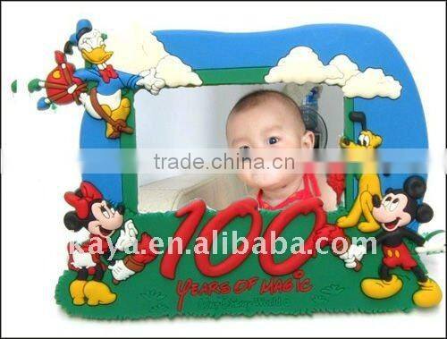 Promotional 2d or 3d soft pvc wholesale picture frames 5x7