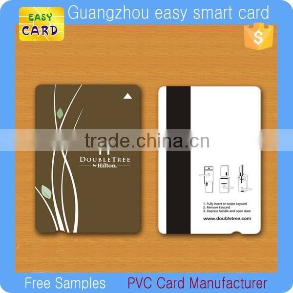 CR80 standard size CMYK offset printing plastic cards with magnetic stripe
