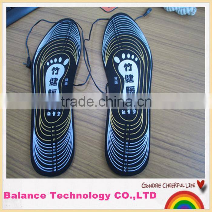 2016 Super Warm Rechargeable shoes heating pad / Lithium Battery Insole,
