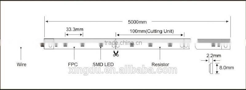 smd5050 12 volt led light strips