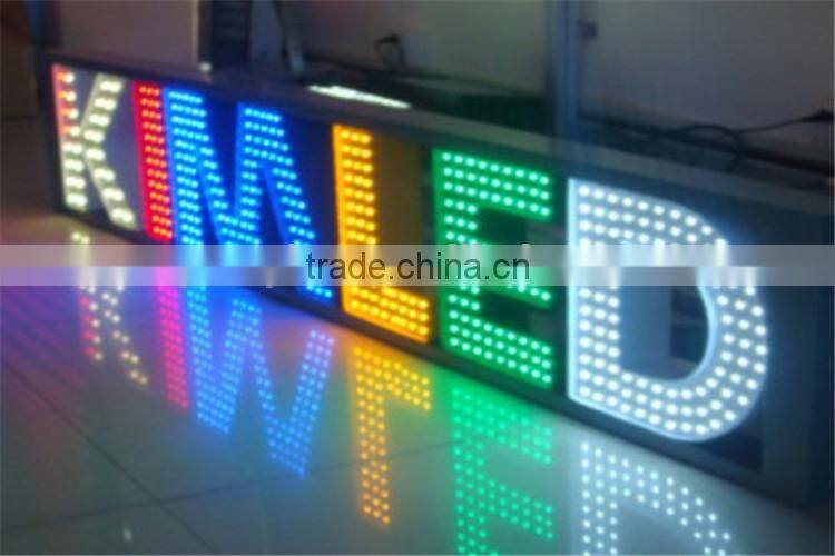 High technology punching holes exposed public place signs