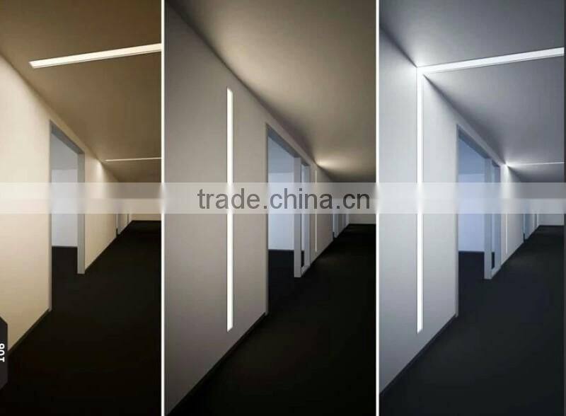 15mm recessed aluminium linear led profile light