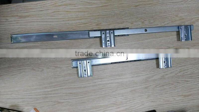 Economical and durable 2 balls smooth drawer guide slide for computer keyboard drawer slide