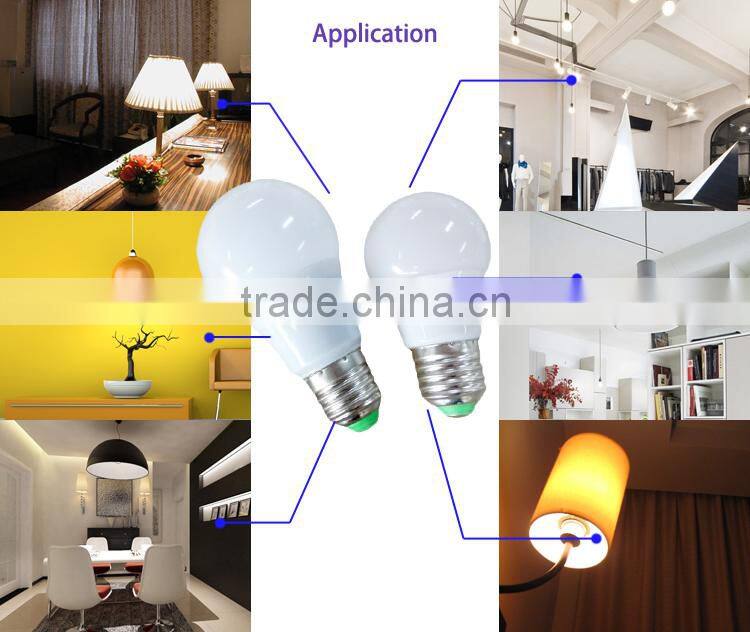 CE RoHS approval AC85-265V input 7W led bulb light A60 e27 a19 led bulb