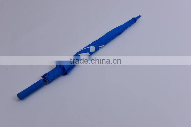 auto open advertising 190t straight umbrella EVA hadle umbrella