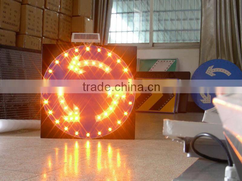 Traffic road high reflective Solar Traffic Sign for speed limit