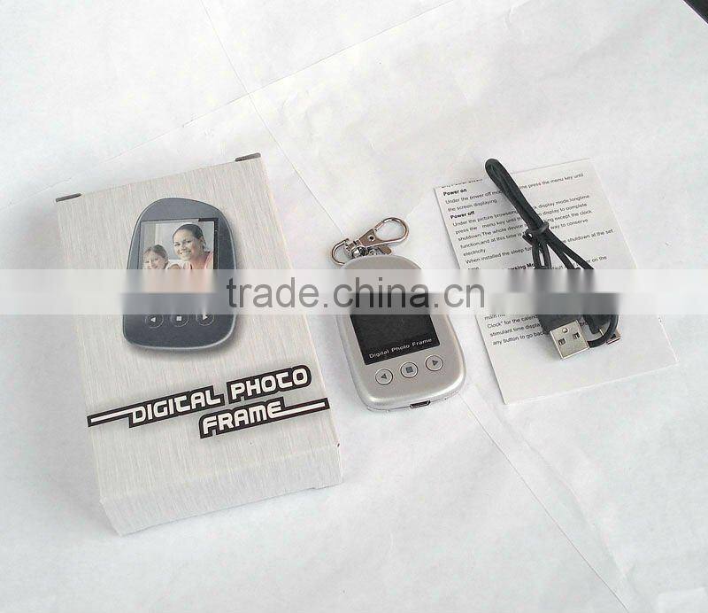 2013 Hot sales and with mini shape 1.5 inch mini Keychain digital photo frame for promotional gifts