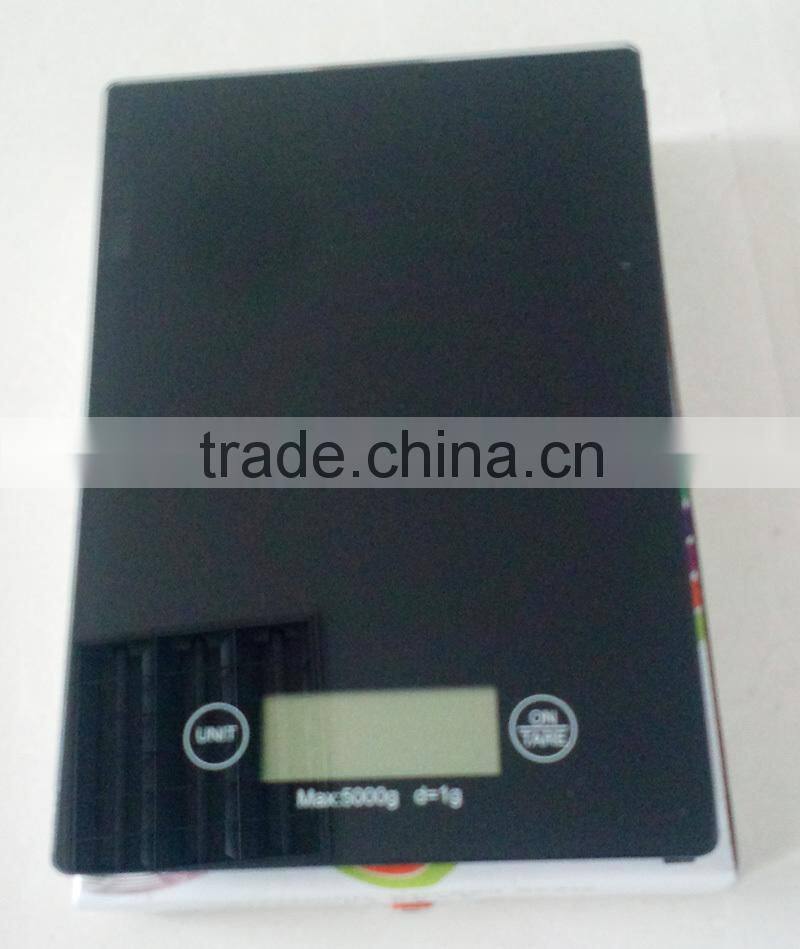 food measuring scale touch screen